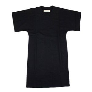 A_PLAN_APPLICATION Navy Blue Cotton T-shirt Dress Size S $405
